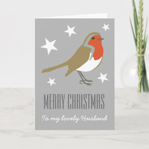 Feliz Navidad a mi adorable esposo Robin Card