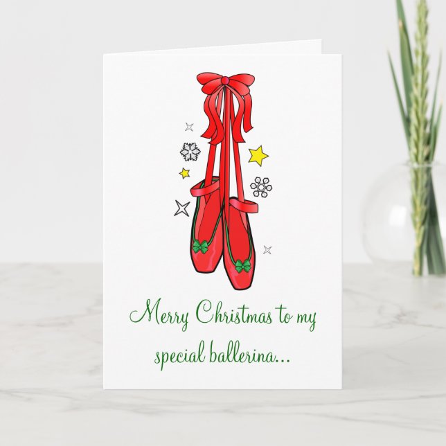Feliz Navidad a mi Ballerina Especial (Anverso)