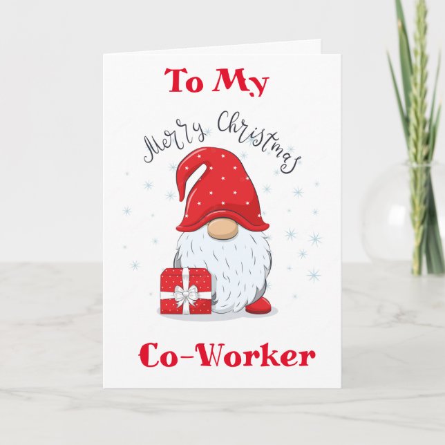 FELIZ NAVIDAD A **MI COLABORADOR** TARJETA DE FEST (Anverso)