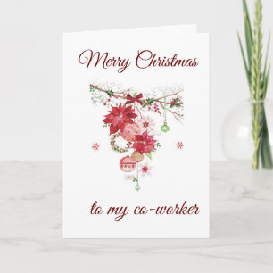 FELIZ NAVIDAD A *MI COMPAÑERO DE TRABAJO"