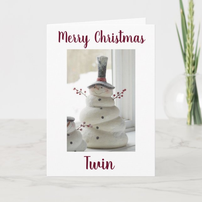 FELIZ NAVIDAD A MI ****TWIN***** (Anverso)