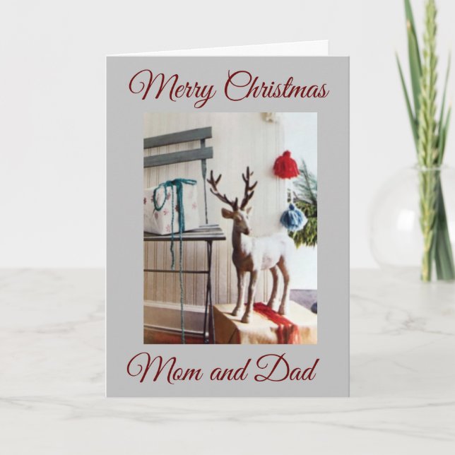 FELIZ NAVIDAD A **MIS PADRES** (Anverso)