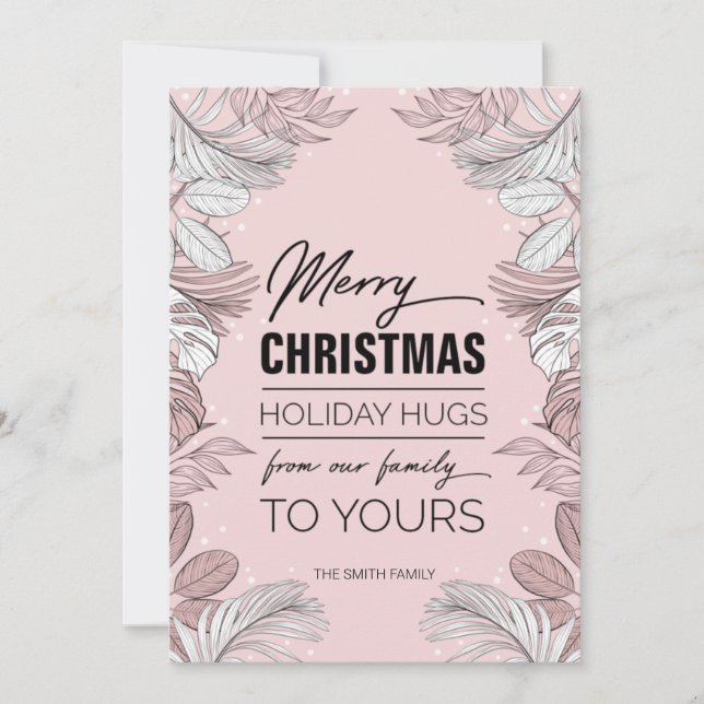 Feliz Navidad a nuestra familia (Anverso)