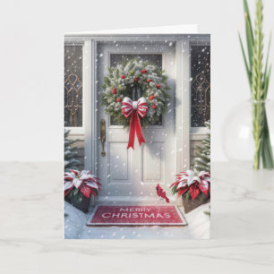 Feliz Navidad A Puerta De Casa