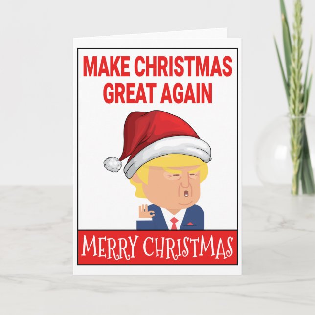 Feliz Navidad a Santa Donald Trump (Anverso)