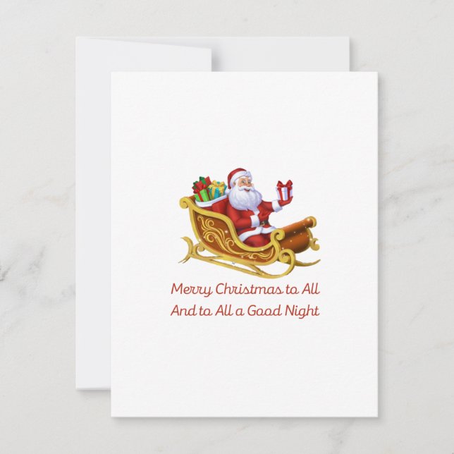 Feliz Navidad a Todos en un  (Anverso)