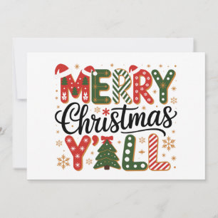Feliz Navidad a todos Fiesta sureña de vacaciones