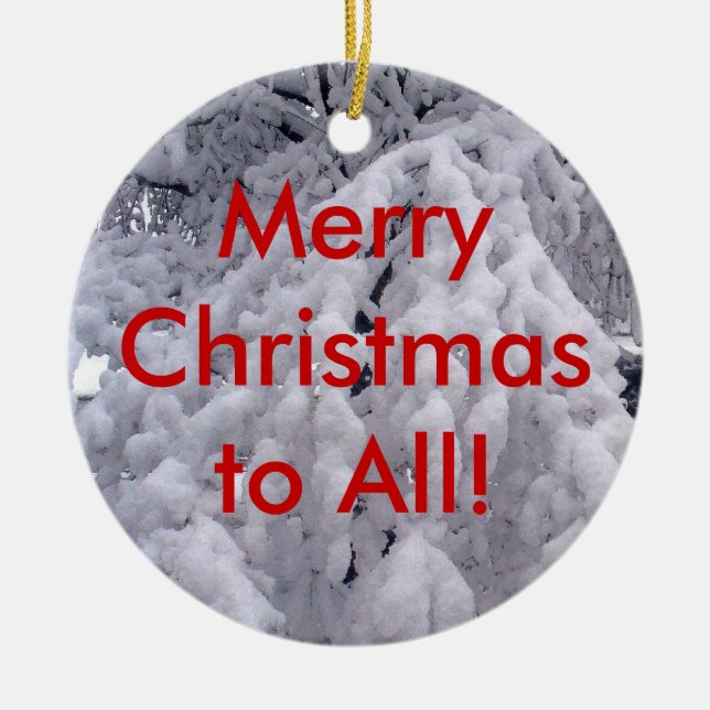 Feliz Navidad a todos los adornos (Frente)