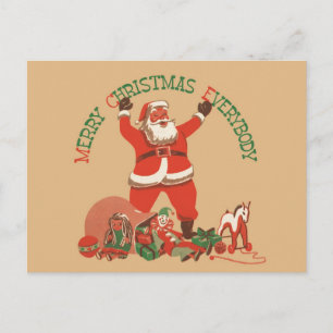 ¡Feliz Navidad a todos! Santa Claus vintage