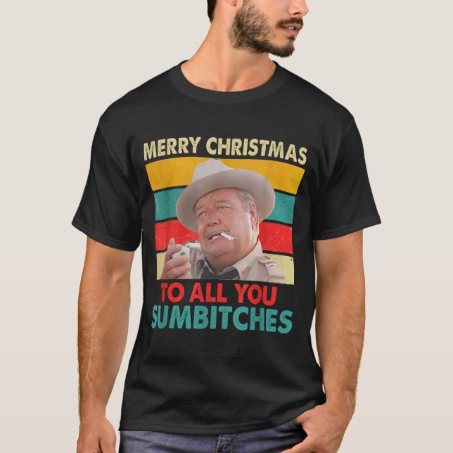 Feliz Navidad a Todos Ustedes Suéter Feo Estilo (Anverso)