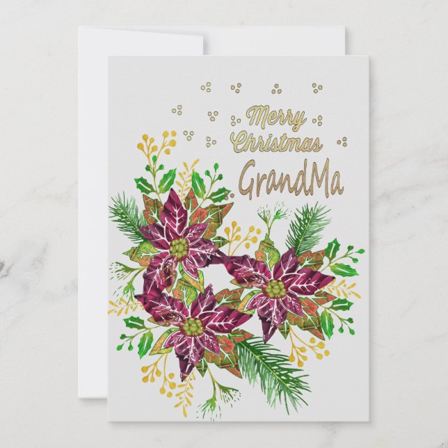 Feliz Navidad Abuela (Anverso)