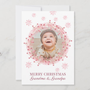 Feliz Navidad Abuela Abuelo foto bebé