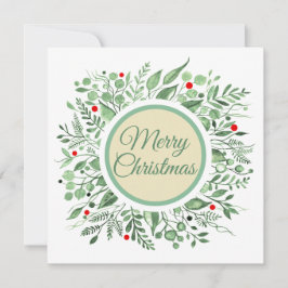 Feliz Navidad acuarela Wreath 2.0