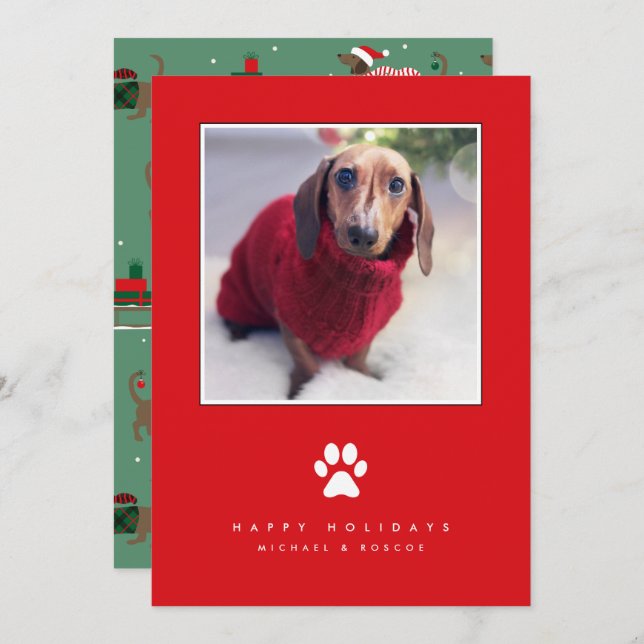 FELIZ NAVIDAD Agrega tu foto (Anverso / Reverso)