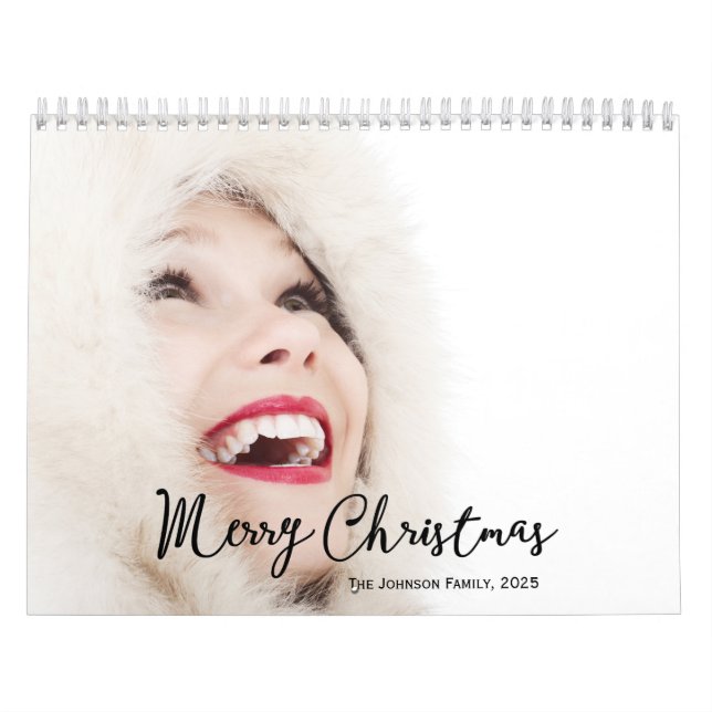 Feliz Navidad al Calendario Familiar de 2025 (Tapa)