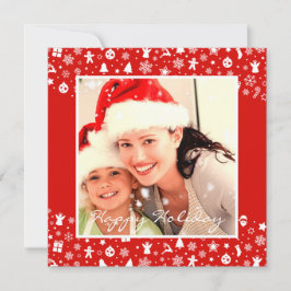 Feliz Navidad Alegre Rojo Lindo Dos Fotos Foto Fel