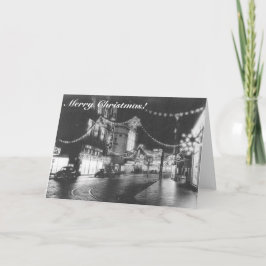 Feliz Navidad Alemán Foto en blanco y negro de los