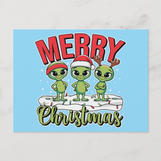 Feliz Navidad Alienígenas (Anverso)