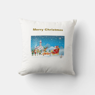 Feliz Navidad almohada decorativa