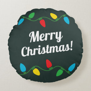 Feliz Navidad, almohada decorativa con forma única