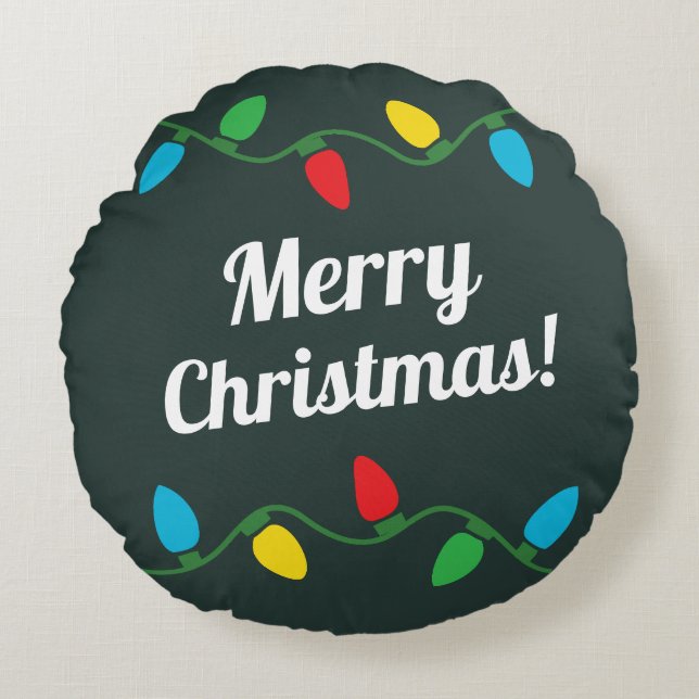 Feliz Navidad, almohada decorativa con forma única (Anverso)