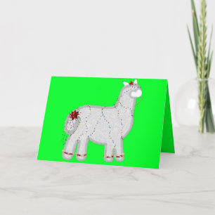 Feliz Navidad Alpaca Lindo de Navidad