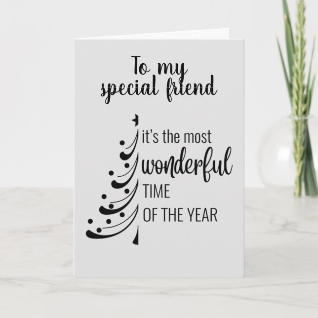 FELIZ NAVIDAD **AMIGO ESPECIAL** (Anverso)