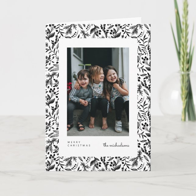 FELIZ NAVIDAD | Añadir su tarjeta de vacaciones fo (Anverso)