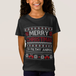 Feliz Navidad animal sucio ya suéter suéter fea