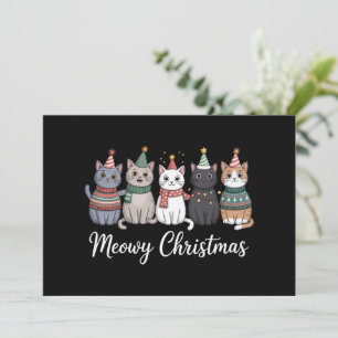 Feliz Navidad Año Feliz del Gato Amante de Gatos X