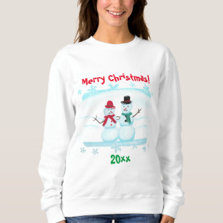 Feliz Navidad, año, gente de la nieve camisetas