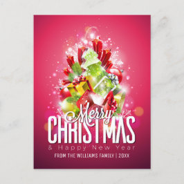 Feliz Navidad Año Nuevo con foto familiar