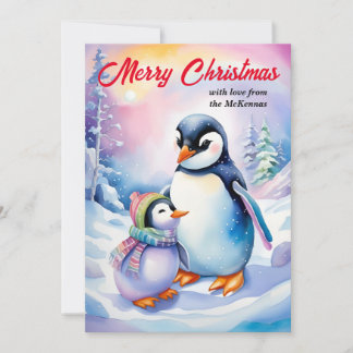 Feliz Navidad Año Nuevo Cuaderno Pingüino