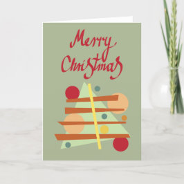 Feliz Navidad - árbol de navidad abstracto