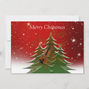 Feliz Navidad - Árbol de Navidad con violín