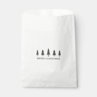 Feliz Navidad, árboles de Navidad. Bolsas de Favor