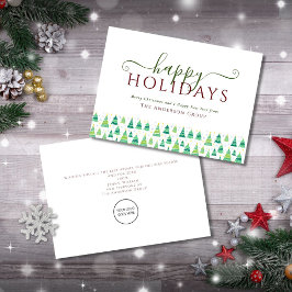 Feliz Navidad Árboles de Navidad Logo Corporativo