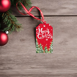 Feliz Navidad Árboles de nieve Navidades etiqueta
