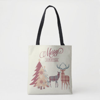Feliz Navidad, árboles plantados, bolsa de té de c