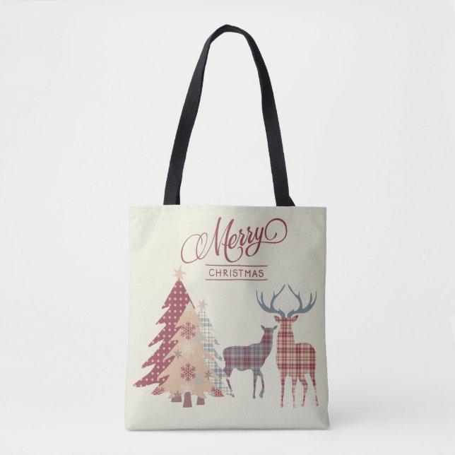 Feliz Navidad, árboles plantados, bolsa de té de c (Anverso)