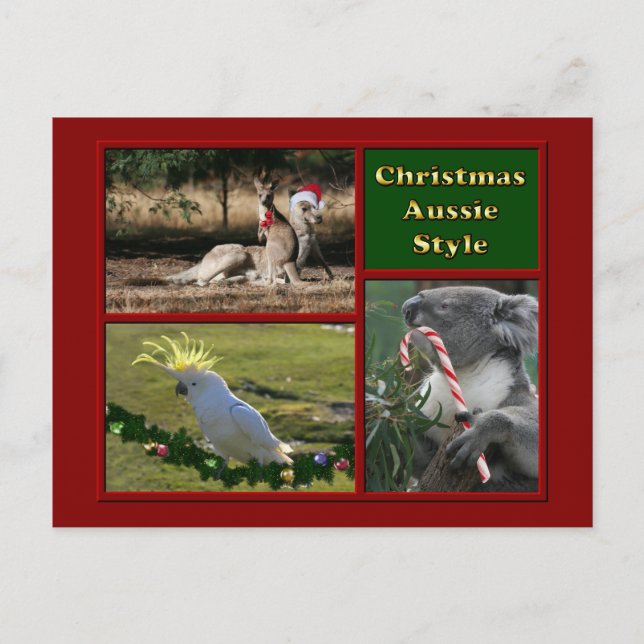 Feliz Navidad Aussie Animals (Anverso)