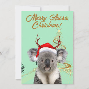 Feliz Navidad australiana koala 