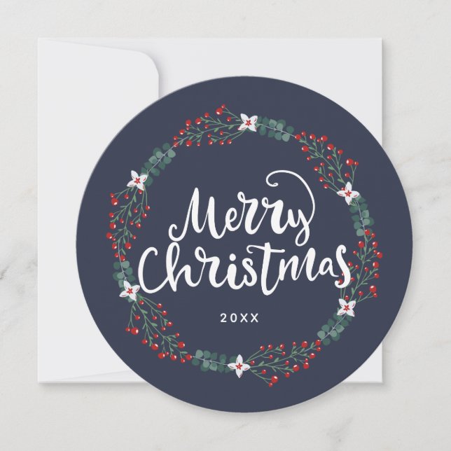 Feliz Navidad Azul (Anverso)