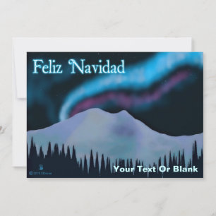 Feliz Navidad - Azul Aurora