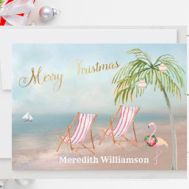 Feliz Navidad Beach Flamingo Presupuesto Fiesta