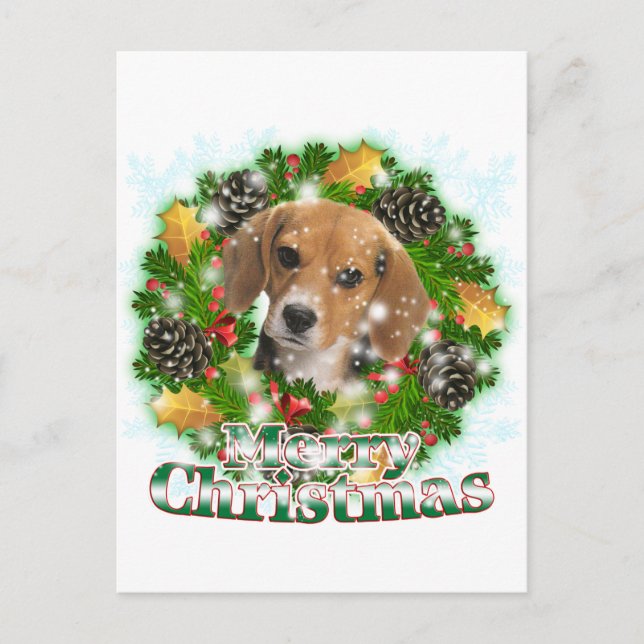 Feliz Navidad Beagle (Anverso)