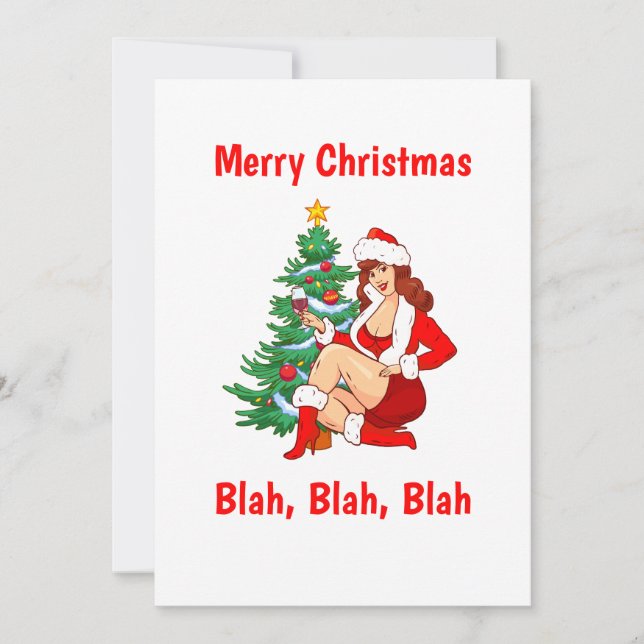 Feliz Navidad Blah, Blah, Blah - Funny Navidades (Anverso)