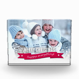 Feliz Navidad. Bloqueo de fotos de regalo de perso