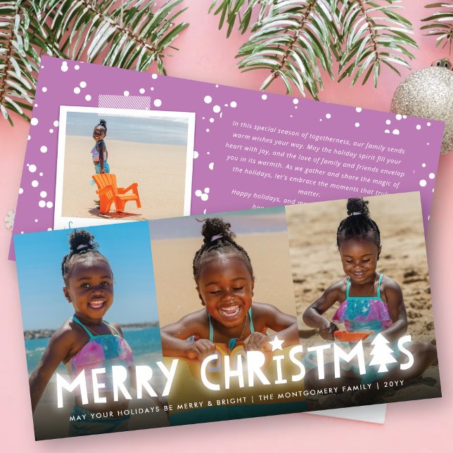 Feliz Navidad Brillo de Arbol Whimsical Moderno 3  (Subido por el creador)