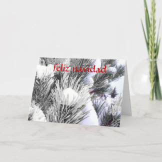 Feliz Navidad Caballo en Nieve - Spanish Christmas